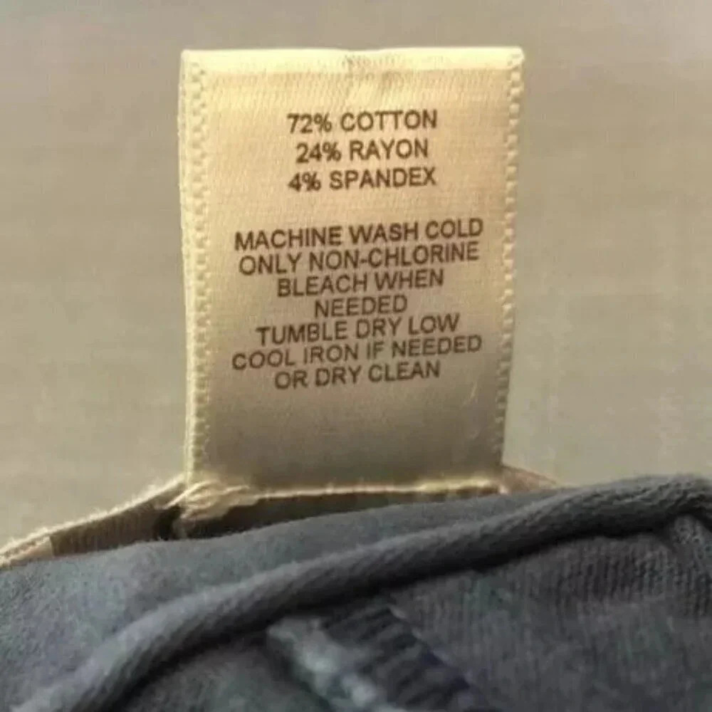 ANN TAYLOR LOFT Women Zip Up Modern Skinny Ankle Pockets Blue Pants Sz 8 Petite - Picture 10 of 11